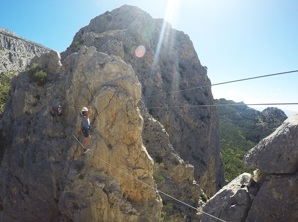 Tibetan Bridge El Chorro Ferrata
